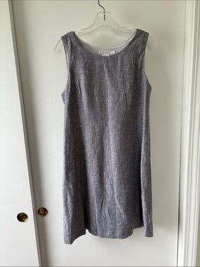 Island Company Linen Shift Dress L